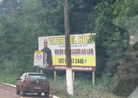 MP quer retirada de outdoor de área de preservação no Laranja Doce