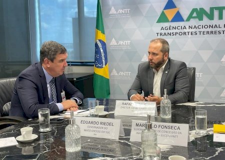 Em reunião com a ANTT, governador busca soluções para relicitações da BR-163 e Malha Oeste
