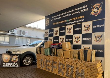 Foragido da Justiça é preso com mais de meia tonelada de maconha em Dourados