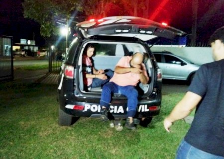 Três são presos por furto, extorsão e tráfico; caminhão é recuperado