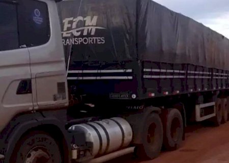 Motorista de MS é mantido em cárcere durante roubo de caminhão