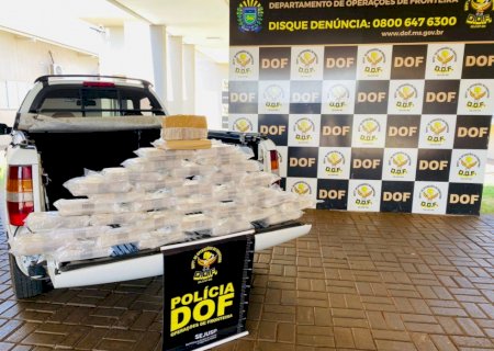 Polícia apreende quase R$ 3 milhões em cocaína em MS que seria levada ao Paraná
