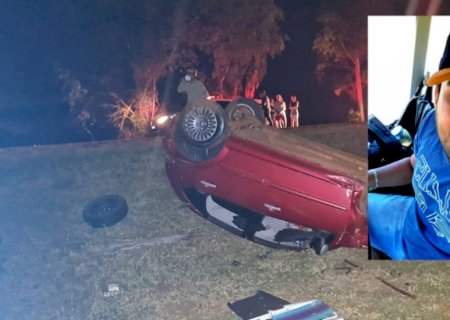 Motorista morre após capotar e ser arremessado para fora de veículo na MS-147