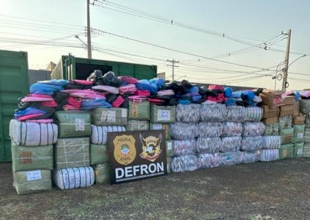 Defron apreende R$ 400 mil em contrabando e 14 pessoas vão parar na delegacia