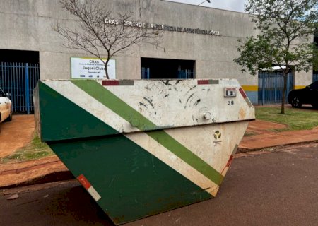 Prefeitura disponibiliza caçambas de lixo no Jardim Jóquei Clube