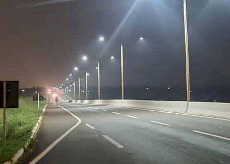 Iluminação de LED reduz gastos na MS-156