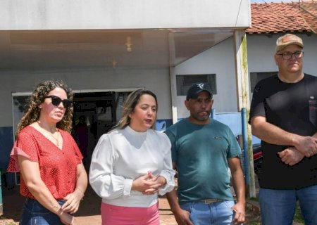 Lia Nogueira visita Coronel Sapucaia e entrega recursos para Saúde