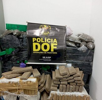 DOF apreende 173 quilos de droga em área de mata em Ponta Porã