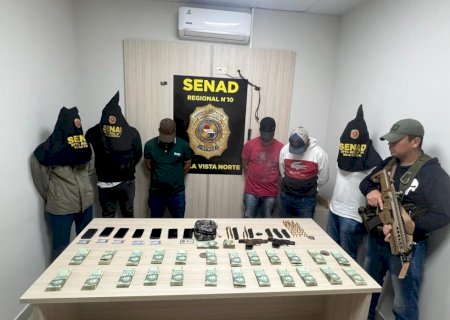 Brasileiro e paraguaios são presos com armas e munições na fronteira