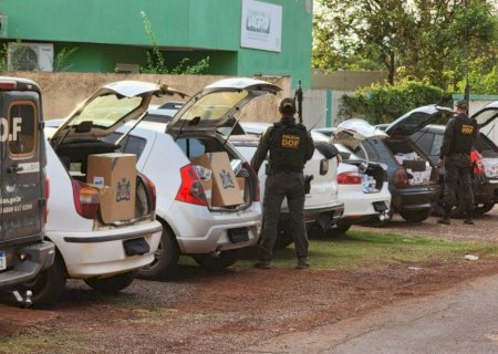 DOF intercepta comboio de contrabandistas de cigarros na MS-164