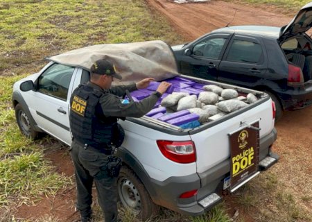 'Batedor' de estrada é preso com mais de 845 quilos de drogas na fronteira