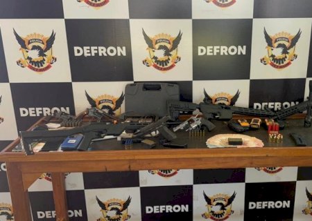 Forças policiais cumprem mandados contra o crime organizado em Dourados