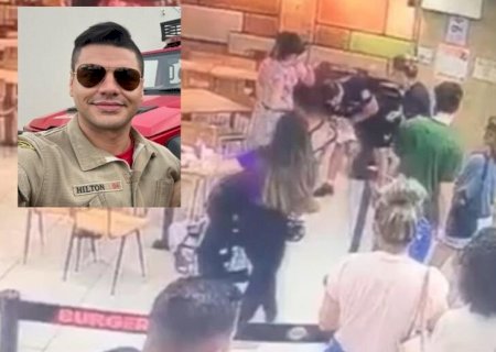 Bombeiro salva bebê engasgado no Shopping Avenida Center