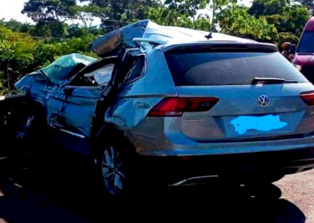 Acidente com caminhão mata pai e filha, e deixa criança e mãe em estado grave