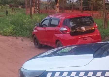 Carro usado em assalto no Paraguai é encontrado em Ponta Porã