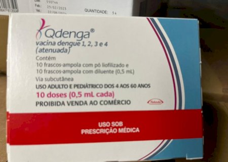 Dourados vai vacinar 150 mil de graça contra a dengue