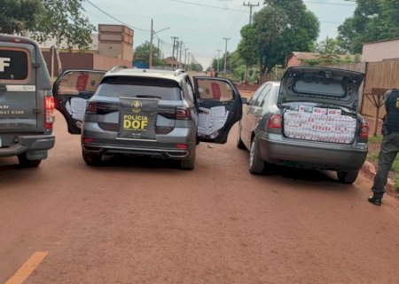 DOF apreende veículos carregados com cigarros e agrotóxicos