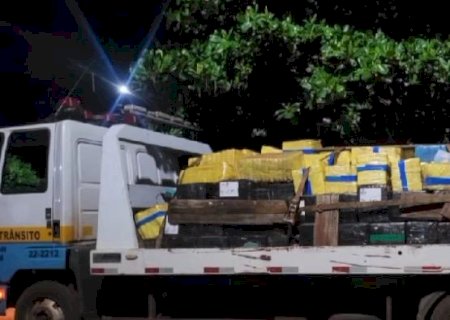 Polícia apreende quase 3,5 toneladas de maconha em sítio na fronteira