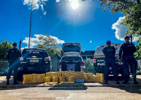 Maconha apreendida com catarinenses no Campo Dourado pesou quase 300 quilos