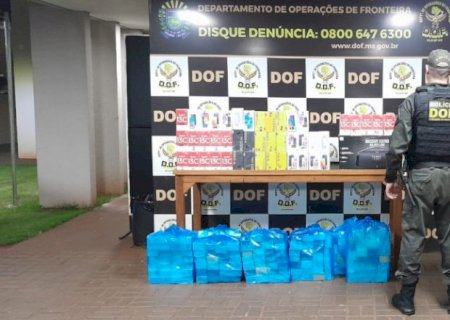 Polícia apreende mais de R$ 330 mil em produtos contrabandeados