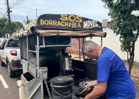 Borracharia Móvel presta serviços em domicílio em Dourados