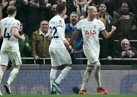 Richarlison marca, e Tottenham empata com o Manchester United pela Premier League