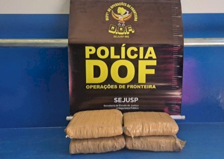 Jovem é presa pelo DOF com maconha que seria levada para Goiânia