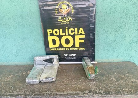 DOF prende homem com droga avaliada em R$ 212 mil