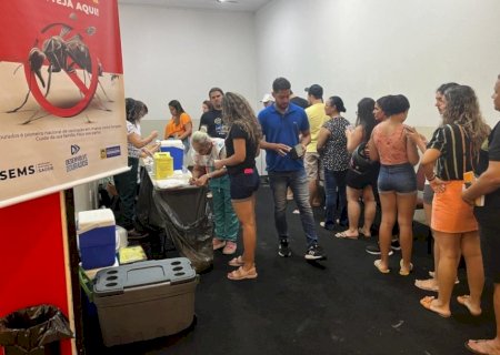 Dourados imunizou 1.736 contra dengue no fim de semana