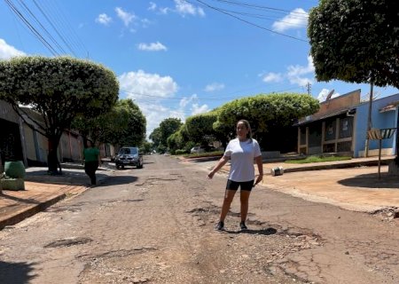 Ruas do 4° Plano e Água Boa serão recapeadas a pedido de Lia Nogueira