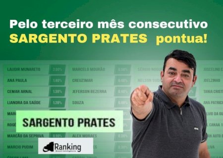 Sargento Prates Pontua na Pesquisa Para Vereador em Dourados