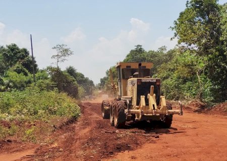 Prefeitura segue com ações de recuperação de vias da Reserva Indígena