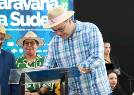 Alan assina convênio para drenagem e asfalto em Dourados