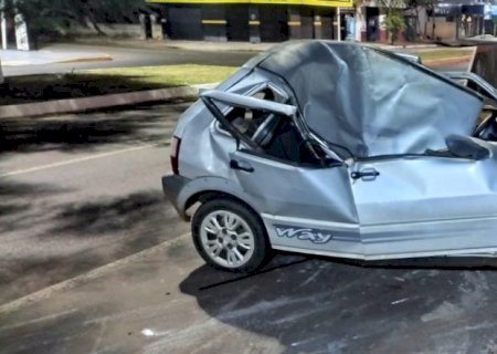 Motorista confessa embriaguez depois de capotar veículo em Dourados