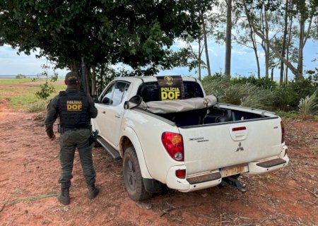 DOF recupera caminhonete roubada no Paraná no início do mês