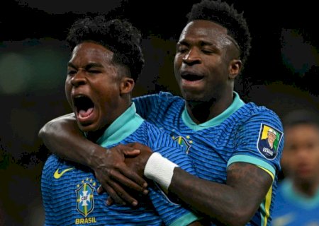 Endrick, iluminado, marca em vitória da Seleção sobre a Inglaterra em Wembley
