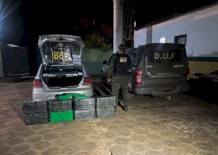 Homem é preso com mais de 150 quilos de maconha que seriam levados para SC