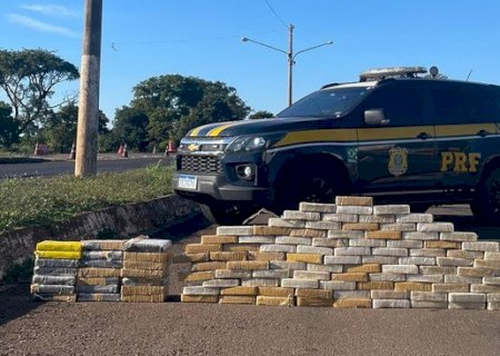 PRF apreende 114 quilos de cocaína em fundo falso de caminhão