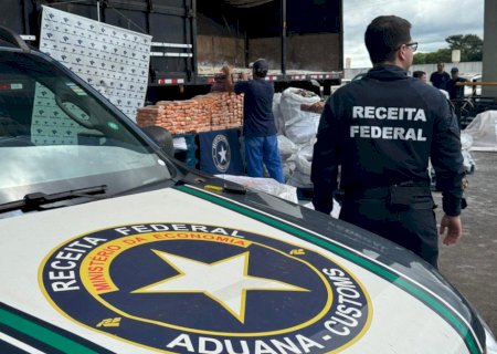 Receita Federal apreende 2,2 toneladas de maconha em caminhão