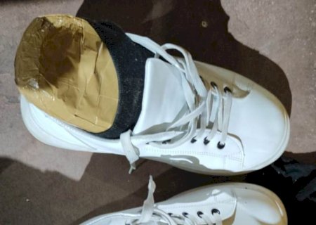 PRF encontra cocaína dentro de calçados de passageiros de ônibus