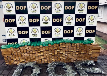 Morador em Dourados e foragido da Justiça é preso com mais de 500 quilos de drogas