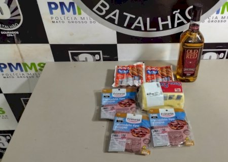 Jovem é preso após tentativa de furto em supermercado no Parque das Nações