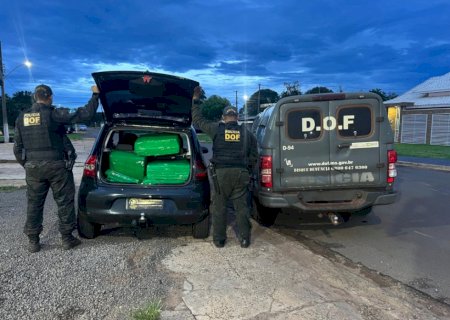 Polícias de MS e do PR prendem homem em Amambai com 300 quilos de drogas