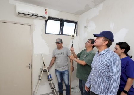 Equipes trabalham em mutirão para recuperar postos de saúde