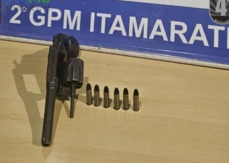 Homem é preso por porte ilegal de arma de fogo na fronteira de MS