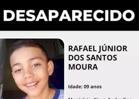 Polícia procura por criança de 9 anos que desapareceu de casa na madrugada