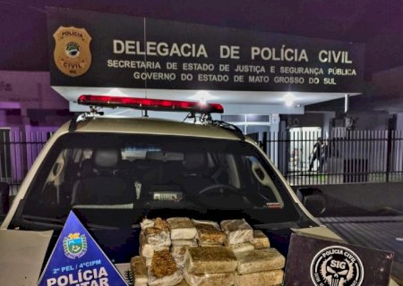 Mulher é presa com grande quantidade de drogas em MS