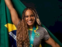 Rebeca Andrade é indicada ao Oscar do Esporte