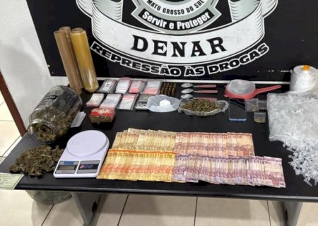 Homem é preso em 'boca de fumo' por tráfico de drogas e porte ilegal de munição
