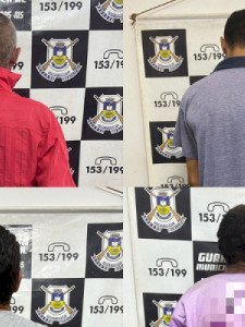 Quatro homens com mandados em aberto são presos durante o final de semana